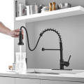 Aquacubic CupC Spring Flexible Fild Free Free Single Handle 360 ​​degrés Rotation de terrasse montée Pulpe Down Faucet